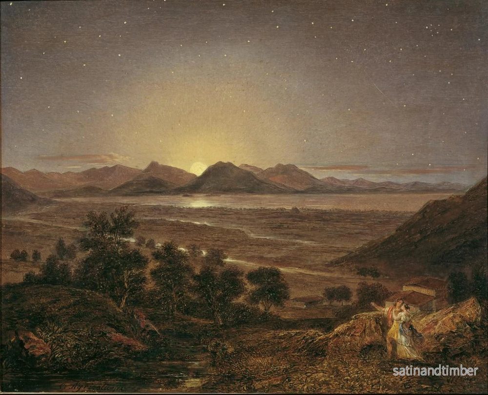 Reproduktion av målningen Marathon under månljuset - Karl Joseph Aloys Agricola - Bild 2