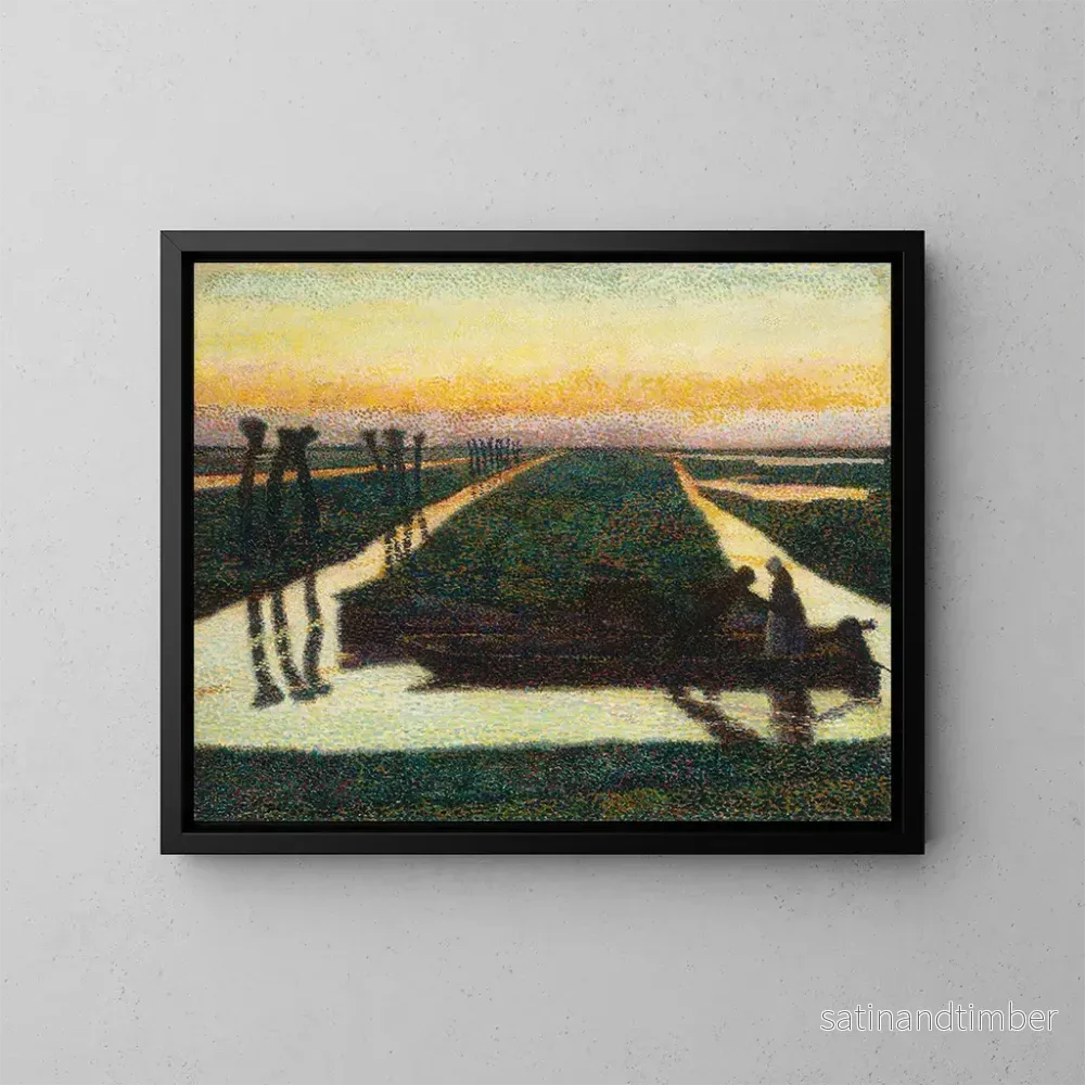 Reproduktion av målningen En kanal i Broek i Waterland – Jan Toorop Reproduktion av målningen En kanal i Broek i Waterland – Jan Toorop