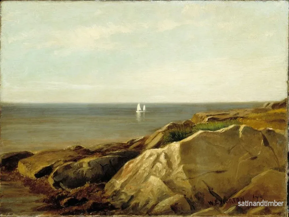 Reproduktion av målningen Côte du Maine - William Edward Norton - Bild 2