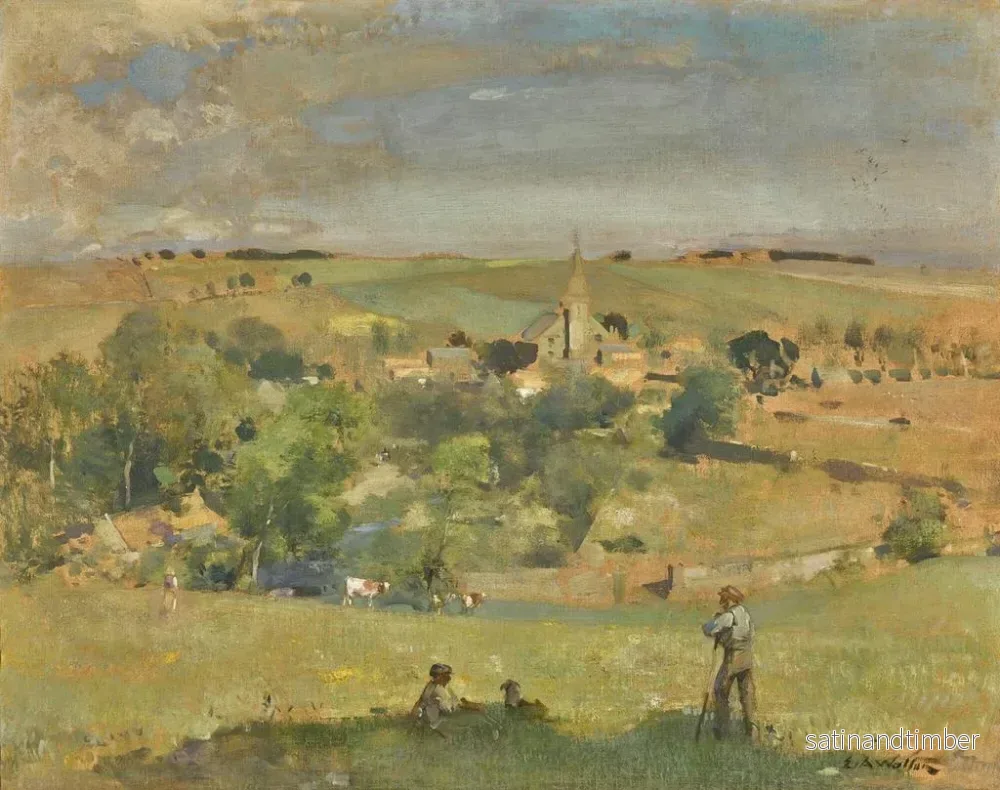 Reproduktion av målningen Les hauteurs de Cérès - Edward Arthur Walton - Bild 2