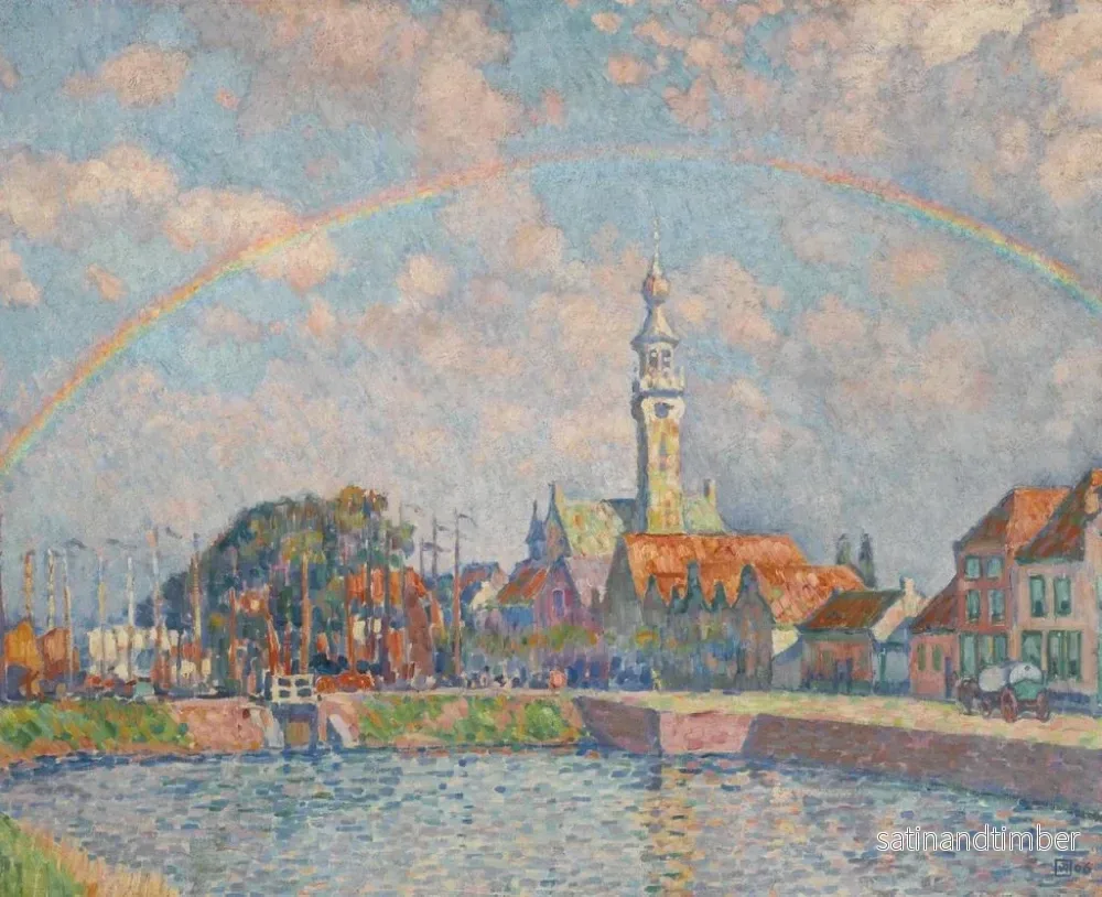 Reproduktion av målningen L'Arc-en-ciel - Theo van Rysselberghe - Bild 2