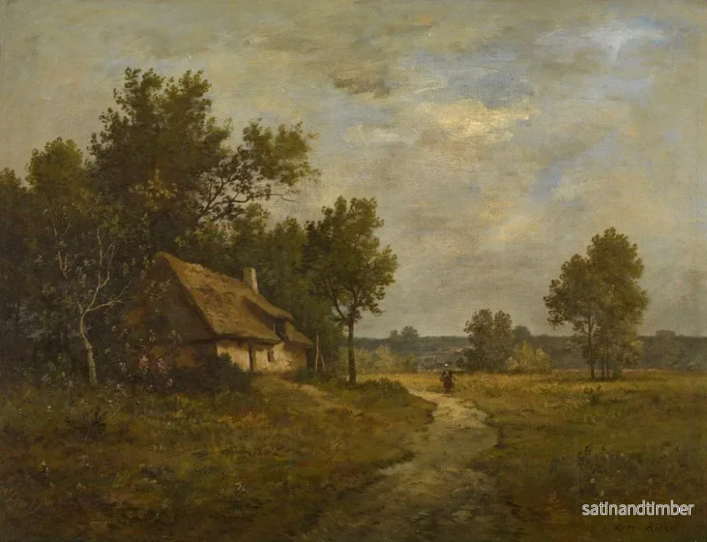 Reproduktion av målningen Landskap - Léon Richet - Bild 2