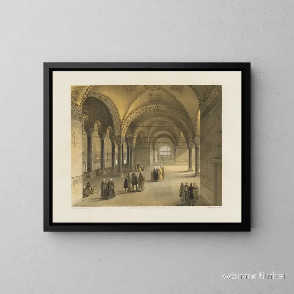 Reproduktion av målningen av Hagia Sophia i Konstantinopel, nyligen restaurerad på order av Hans Majestät sultan Abdul-Medjid n°13 - Gaspare Fossati
