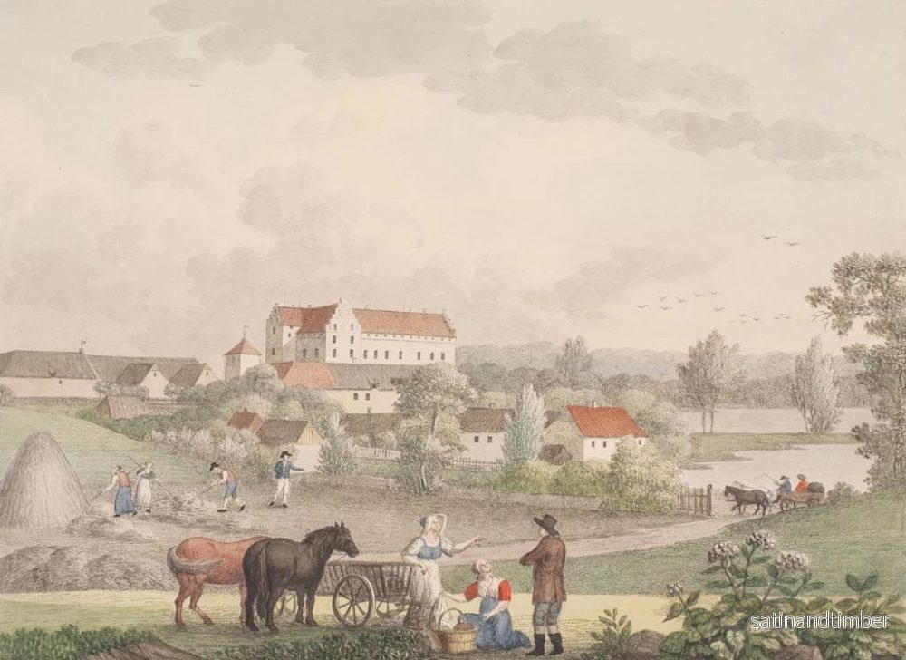 Reproduktion av målningen Gisselfeld - Søren L. Lange - Bild 2
