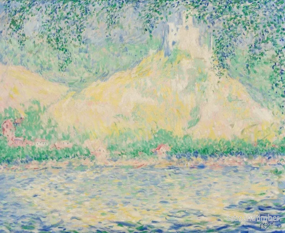 Reproduktion av målningen Château-Gaillard, Les Andelys sur la Seine - Theodore Earl Butler - Bild 2