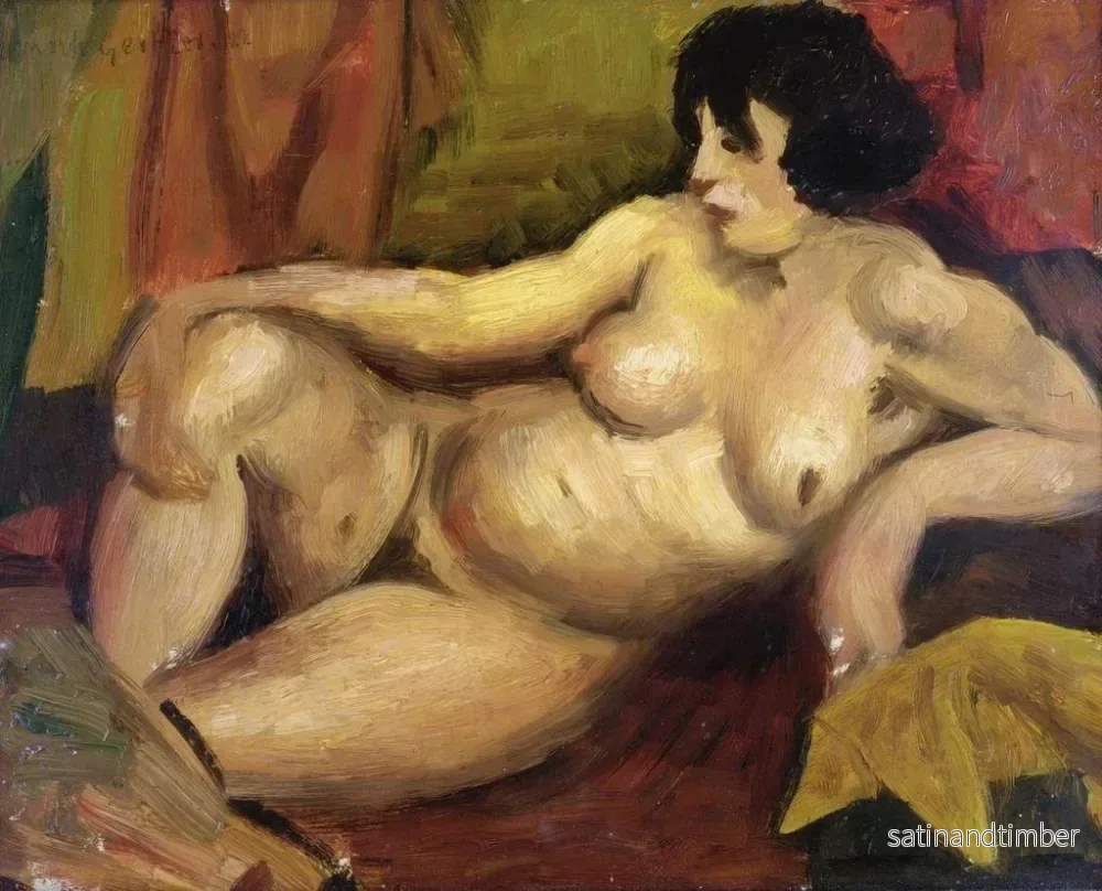 Reproduktion av målningen Nu liggande - Mark Gertler - Bild 2