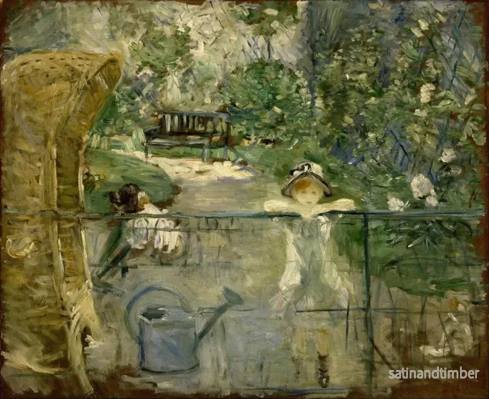Reproduktion av målningen La chaise panier - Berthe Morisot - Bild 2