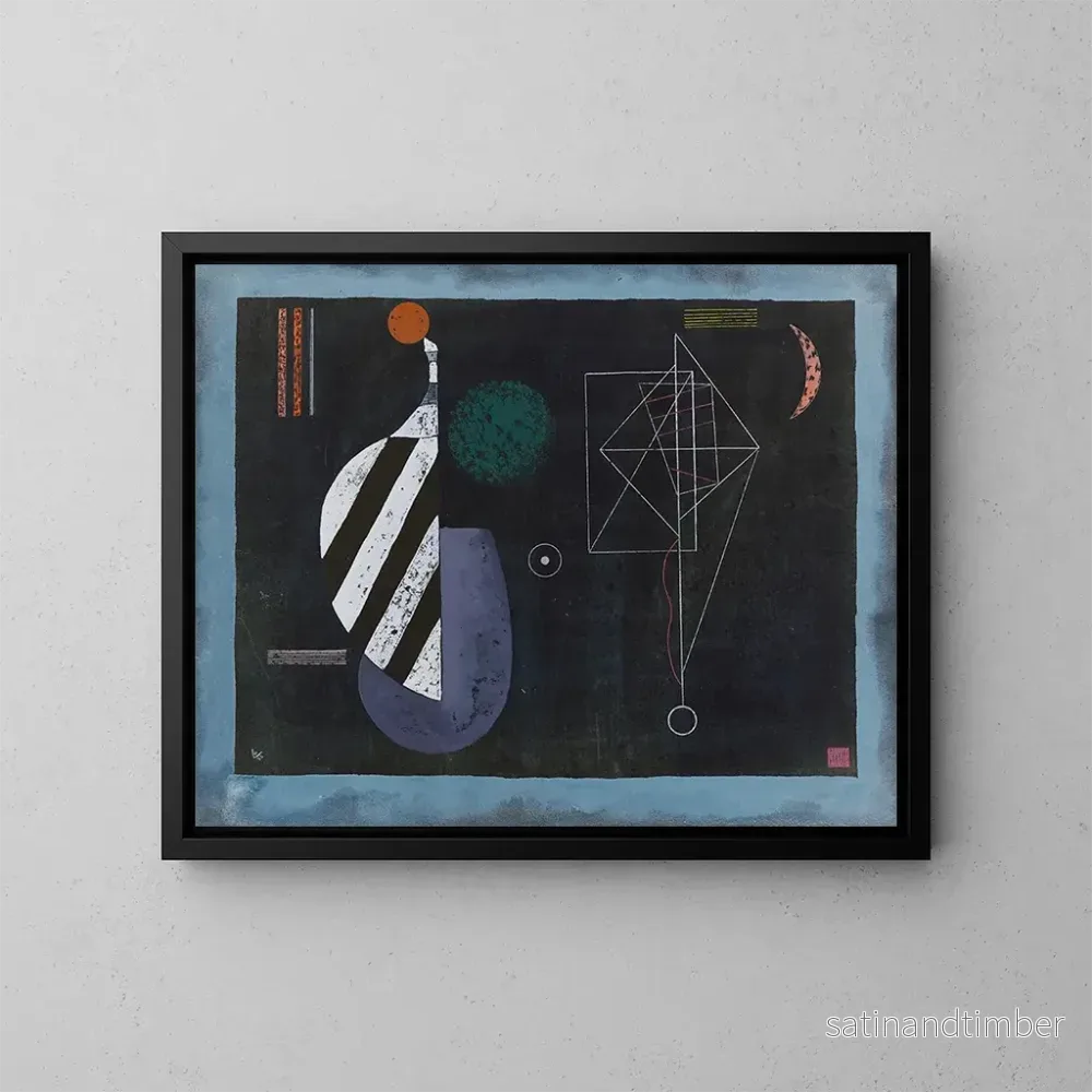 Reproduktion av målningen Allians mellan två - Wassily Kandinsky