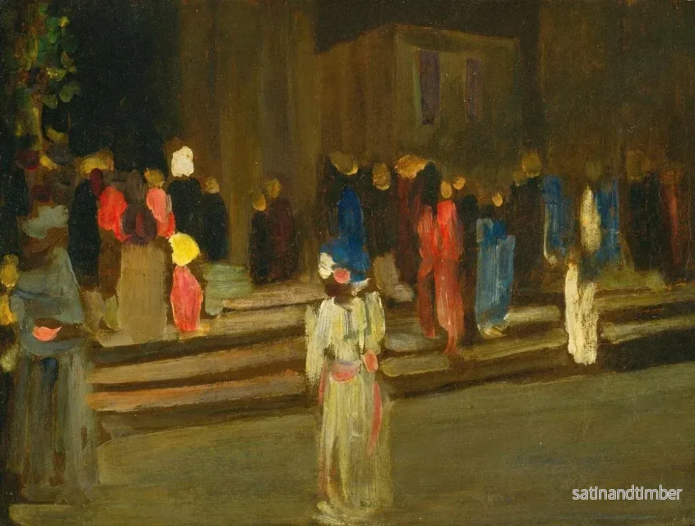 Reproduktion av målningen Entré till Saint-Cloud-parken - Wassily Kandinsky - Bild 2