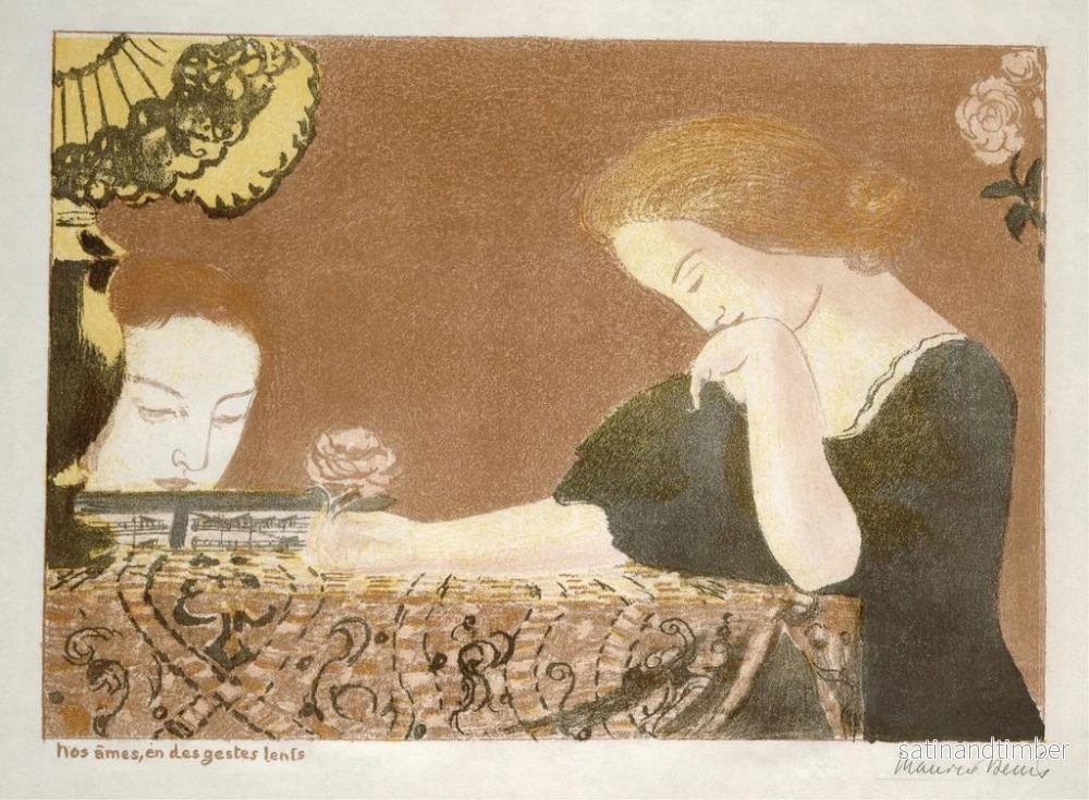 Reproduktion av målningen Nos âmes en gestes lents - Maurice Denis - Bild 2