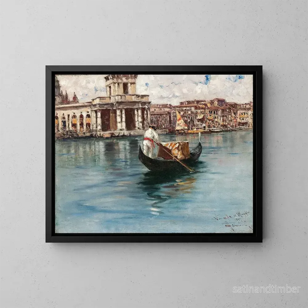 Reproduktion av målningen Grand Canal – Francesco Mancini