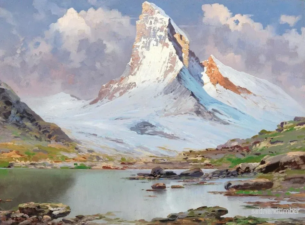Reproduktion av målningen Vue du Cervin - Toni Haller - Bild 2