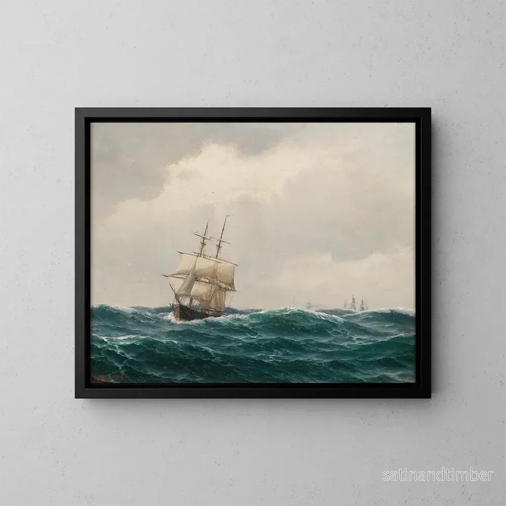 Reproduktion av målningen Maritim målning II - Carl Emil Baagøe