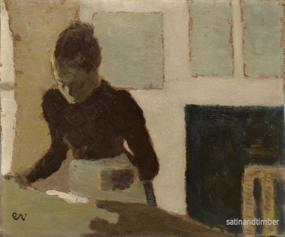 Reproduktion av målningen av kvinna som stryker - Édouard Vuillard - Bild 2