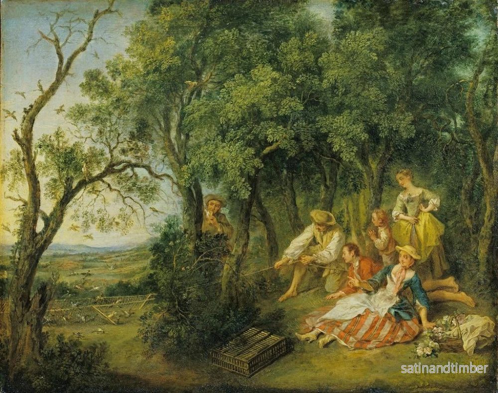 Reproduktion av målningen Les Attrapeurs d'oiseaux - Nicolas Lancret - Bild 2