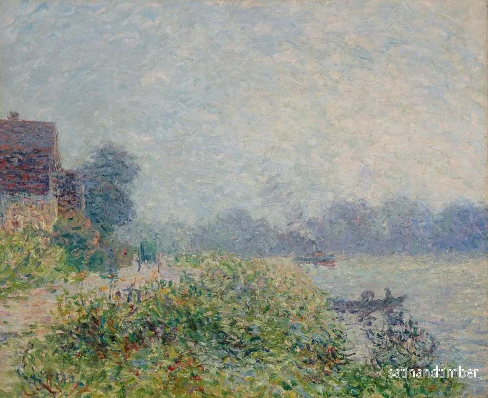 Reproduktion av målningen Bord de rivière - Gustave Loiseau - Bild 2