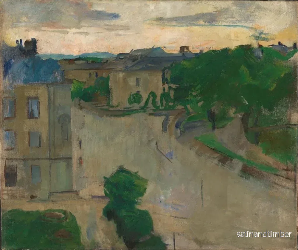 Reproduktion av målningen Vue de mon balcon, Hansteensgate - Harriet Backer - Bild 2