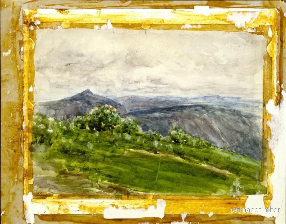 Reproduktion av målningen av bergslandskap i Skottlands högländer - Henry Ossawa Tanner - Bild 2