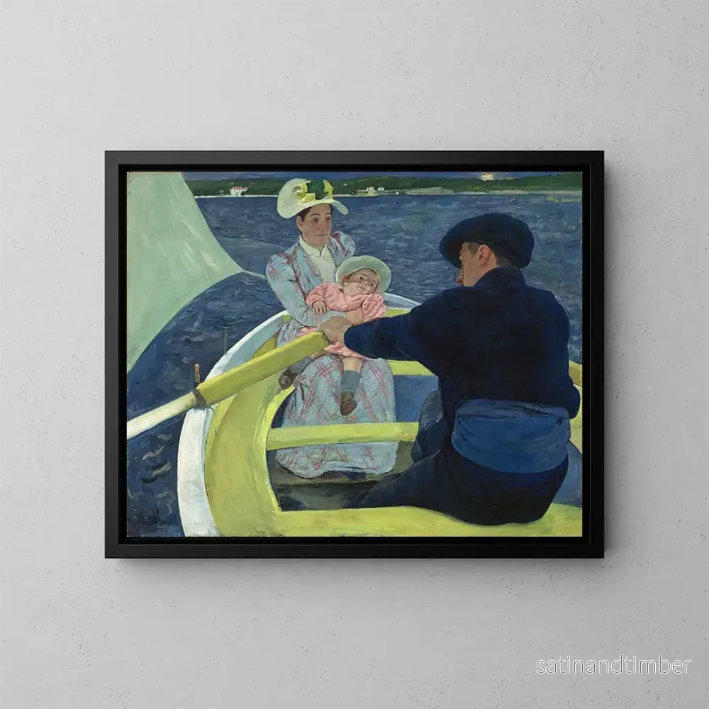 Reproduktion av målningen La Sortie en bateau - Mary Cassatt