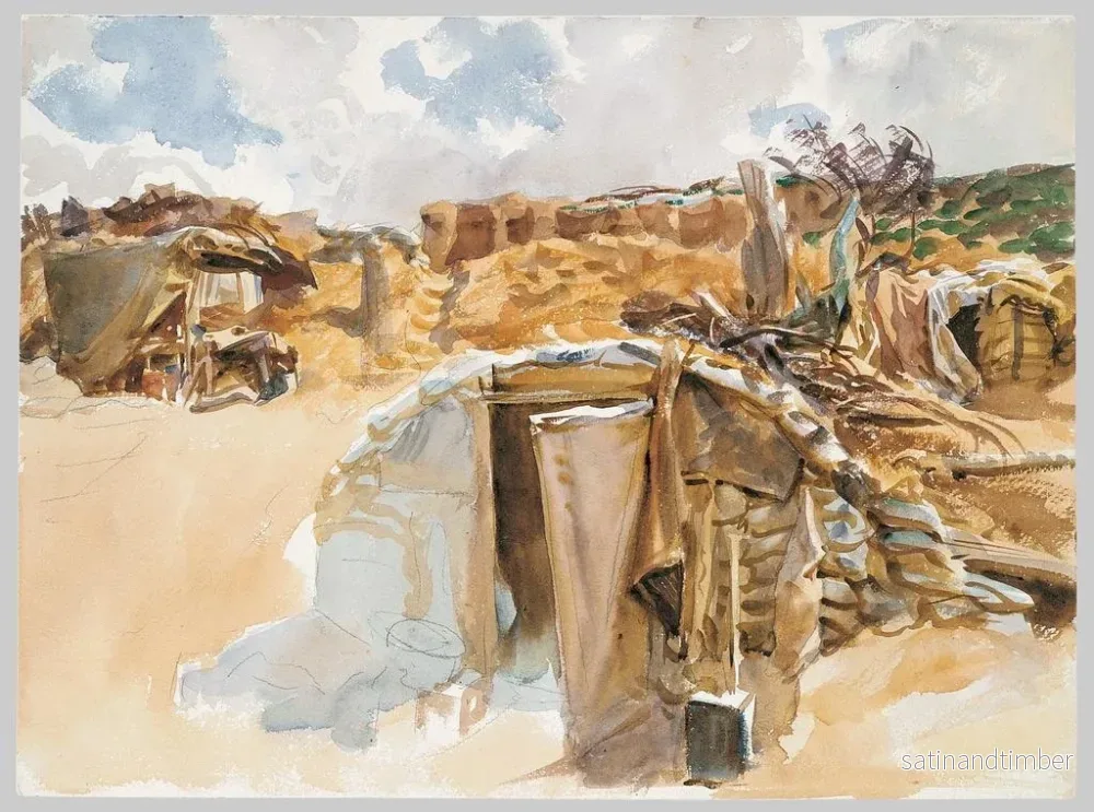 Reproduktion av målningen Abri de fortune - John Singer Sargent - Bild 2
