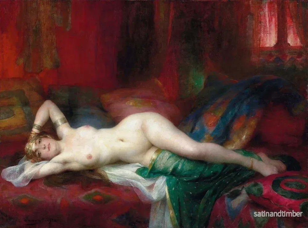 Reproduktion av målningen Odalisque - Henri Adrien Tanoux - Bild 2