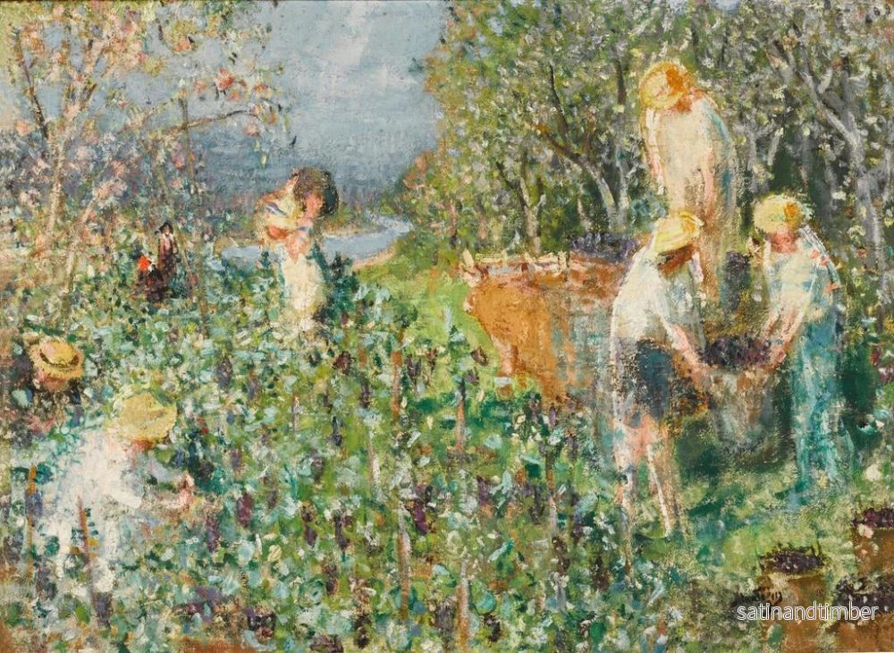 Reproduktion av målningen Les vendanges - Pierre-Eugène Montzin - Bild 2