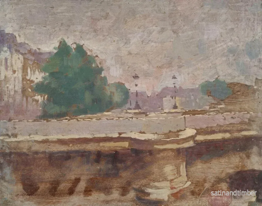 Reproduktion av målningen Paris, le Pont-Neuf - Ernest Jules Renoux - Bild 2