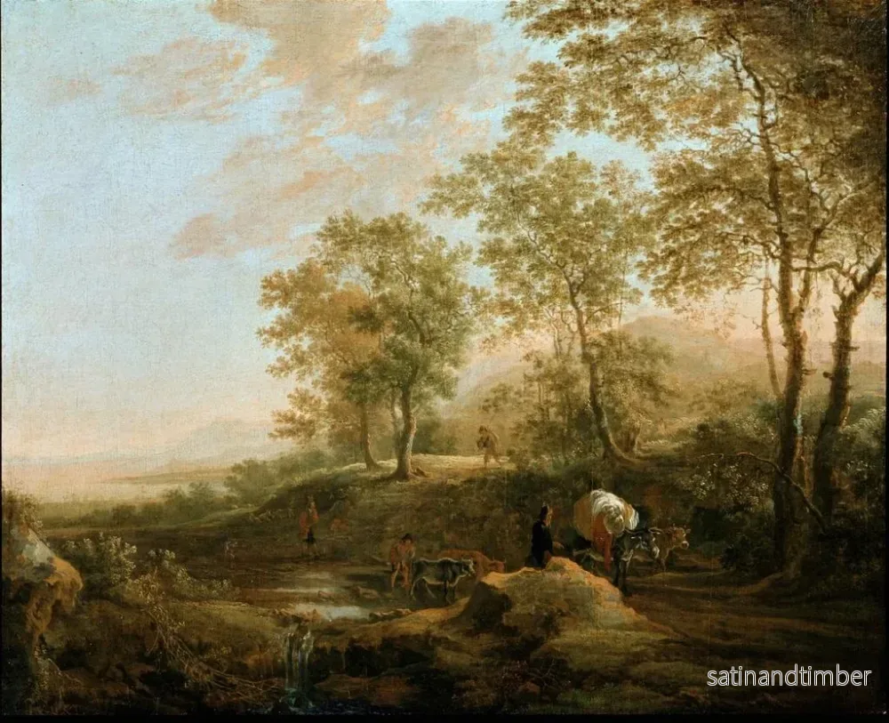 Reproduktion av målningen Bords d'un ruisseau - Jan Both - Bild 2