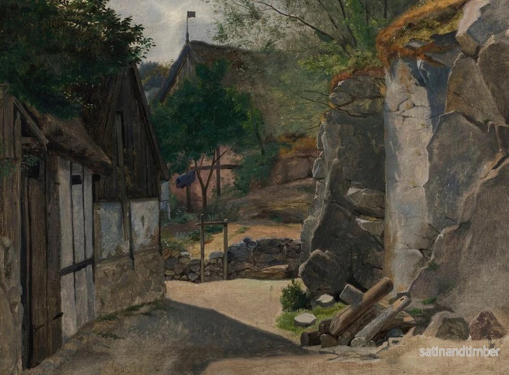 Reproduktion av målningen Vue de Gudhjem - Otto Haslund - Bild 2