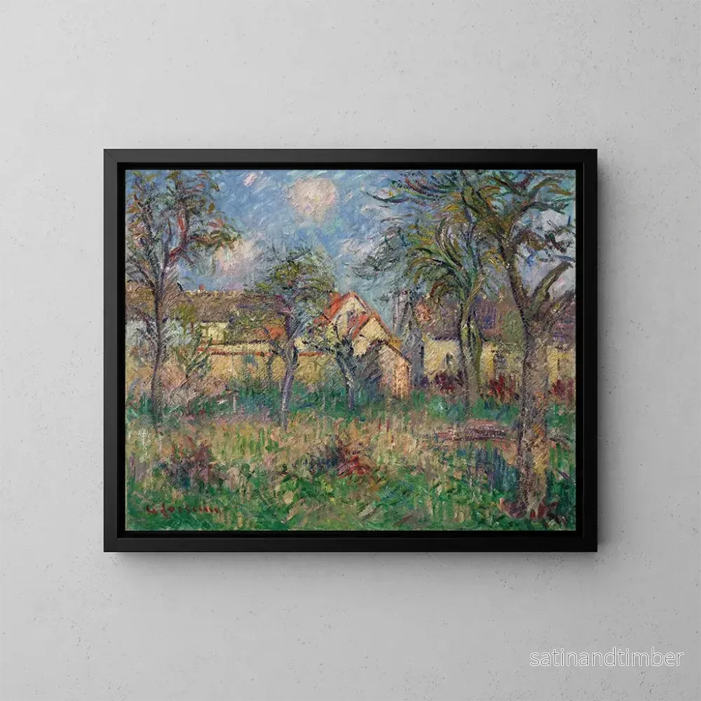 Reproduktion av målningen Le Jardin - Gustave Loiseau