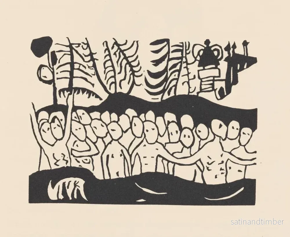 Reproduktion av målningen Klnge Pl03 - Wassily Kandinsky - Bild 2