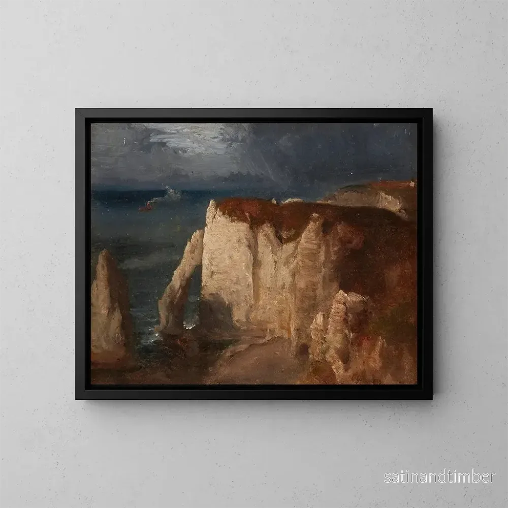 Reproduktion av målningen Étretat - George Inness