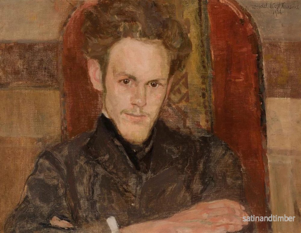 Reproduktion av målningen Portrait de Maksymilian Rosen - Witold Wojtkiewicz - Bild 2