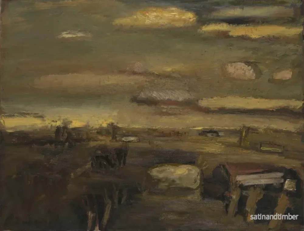 Reproduktion av målningen Landskapsbild i februari - Constant Permeke - Bild 2