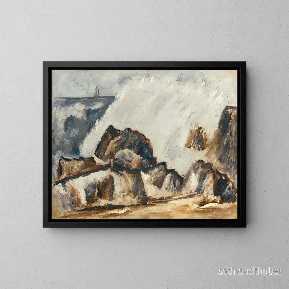 Reproduktion av målningen Vågstorm - Marsden Hartley
