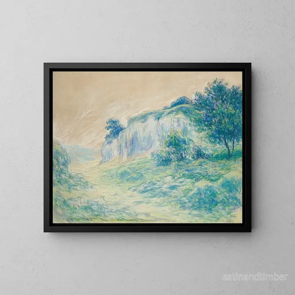 Reproduktion av målningen Falaises à Pantin - Claude-Émile Schuffenecker