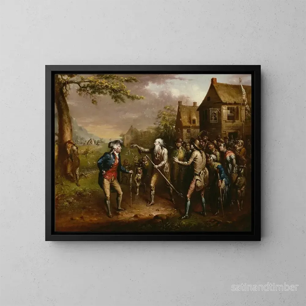 Reproduktion av målningen Rip Van Winkle - John Quidor