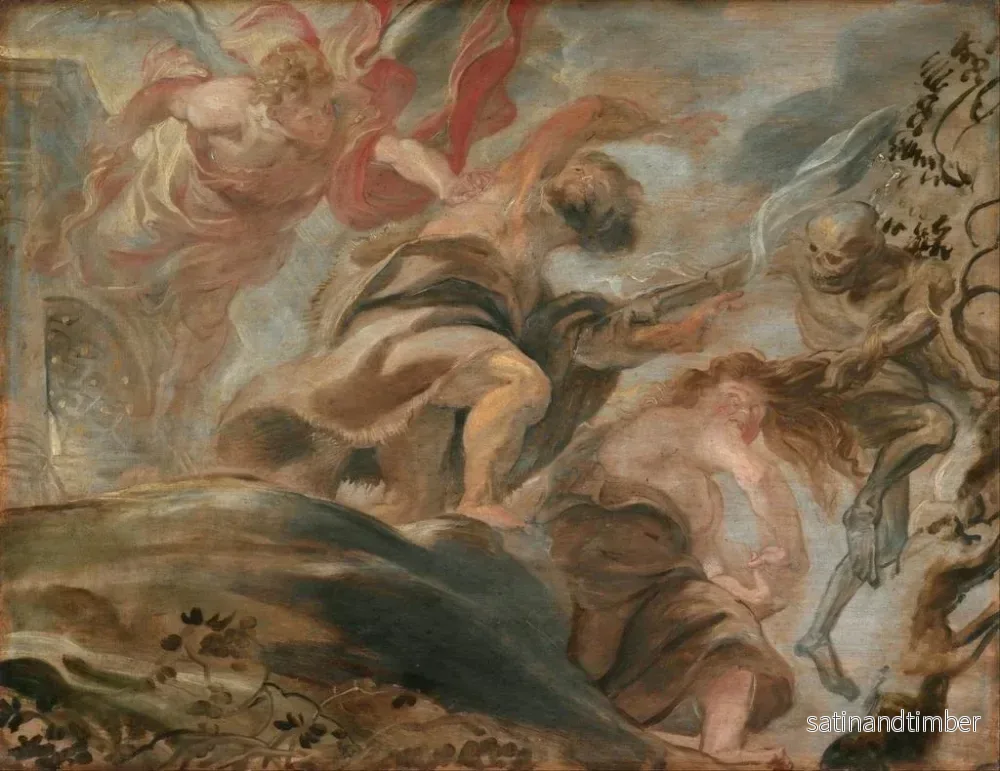 Reproduktion av målningen av Utvisningen ur Edens lustgård - Peter Paul Rubens - Bild 2