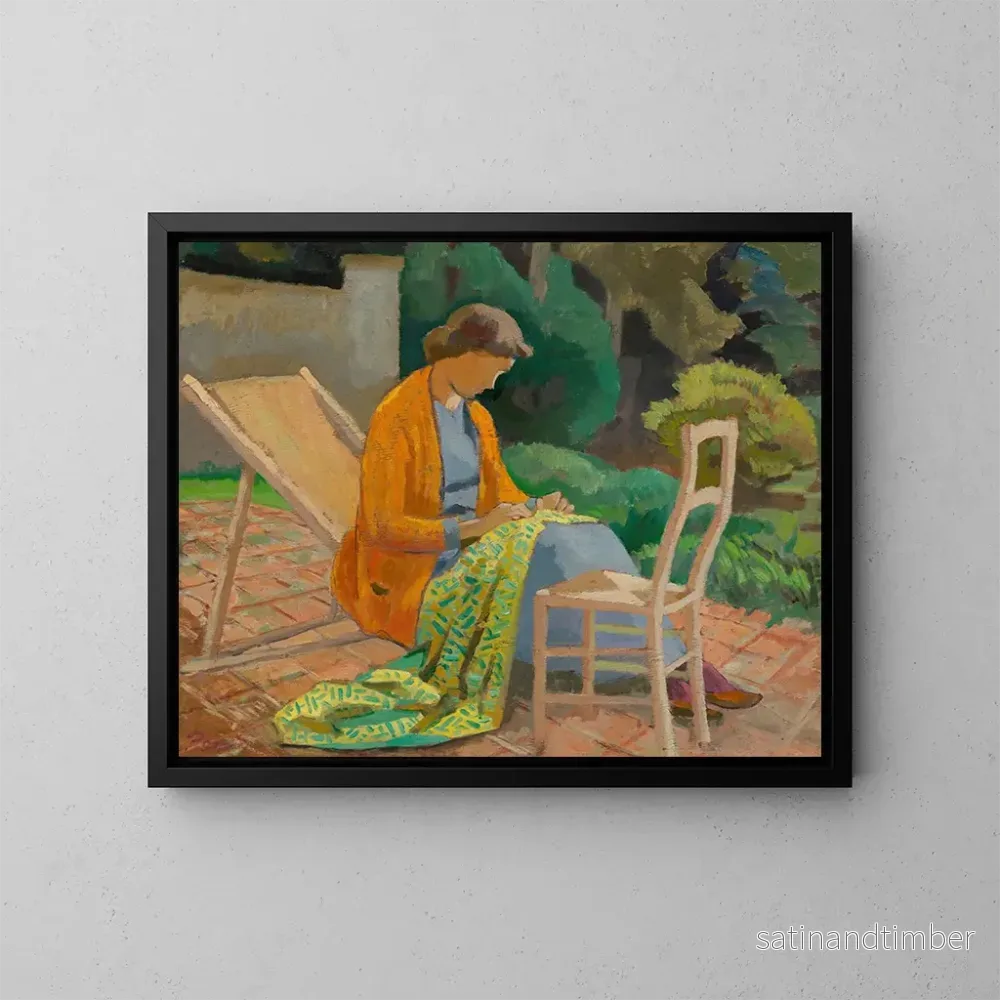 Reproduktion av målningen Sommar i trädgården - Roger Fry