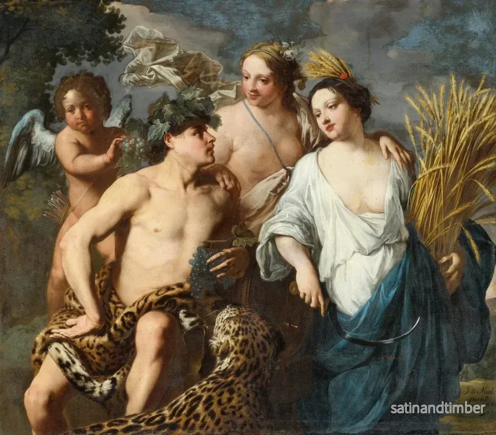 Reproduktion av målningen Cérès, Bacchus och Venus - Jan Miel - Bild 2