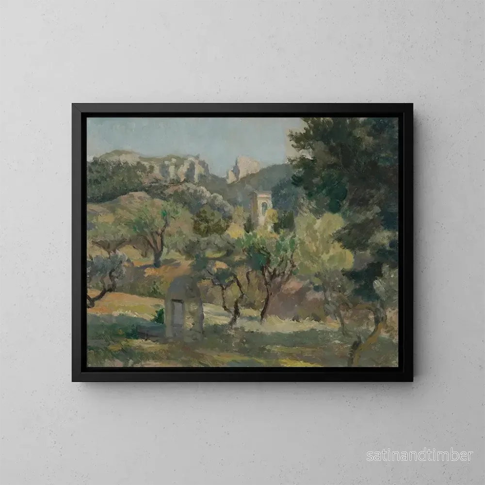 Reproduktion av målningen Puits de Saint-Rémy - Roger Fry