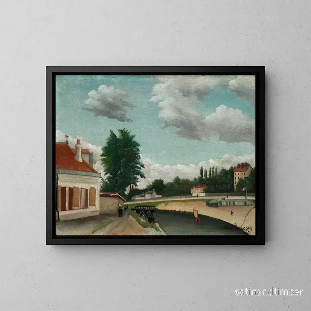 Reproduktion av målningen Périphérie de Paris - Henri Rousseau