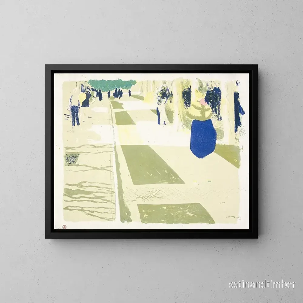 Reproduktion av målningen L'avenue - Édouard Vuillard