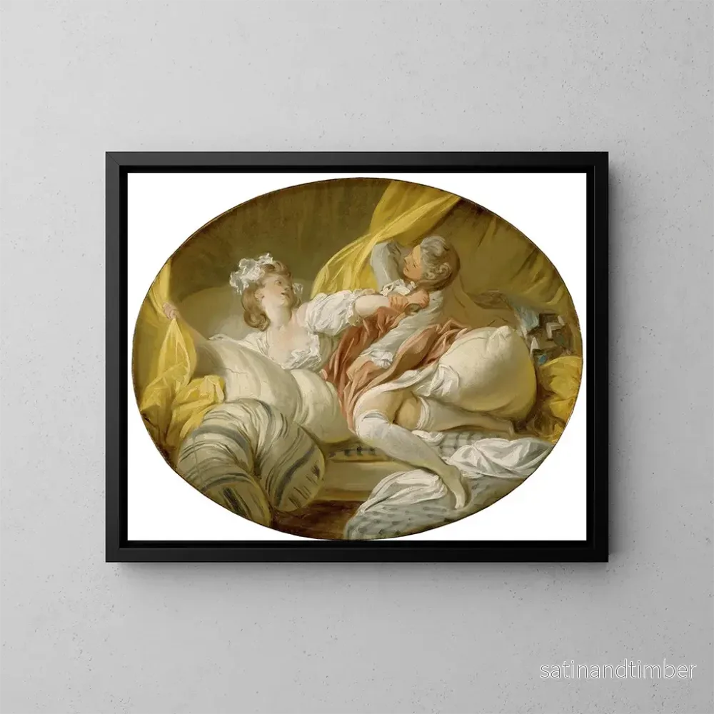 Reproduktion av målningen La Belle Servante - Jean-Honoré Fragonard