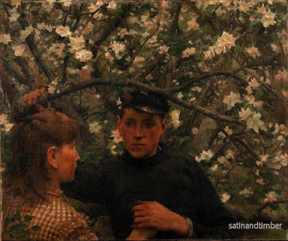Reproduktion av målningen La Promesse - Henry Scott Tuke - Bild 2
