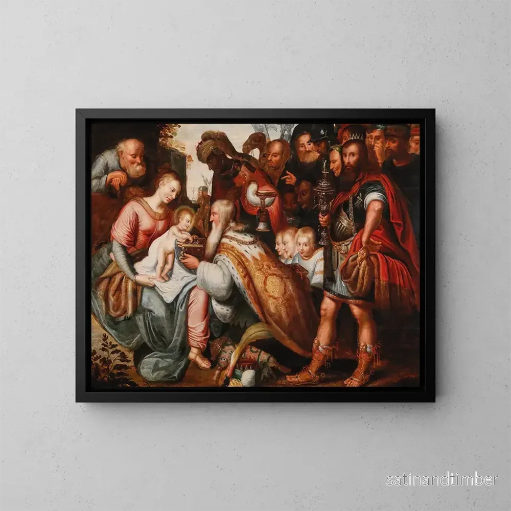 Reproduktion av målningen L'Adoration des Mages - Atelier d'Artus Wolffort