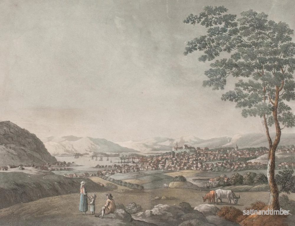 Reproduktion av målningen Christiania depuis Tyen - Christian Heinrich Grosch - Bild 2