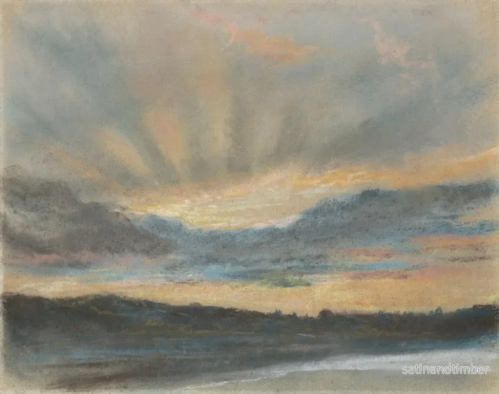 Reproduktion av målningen Solnedgång - Eugène Delacroix - Bild 2