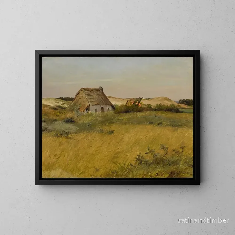 Reproduktion av målningen Les Derniers Rayons - Jean-Charles Cazin