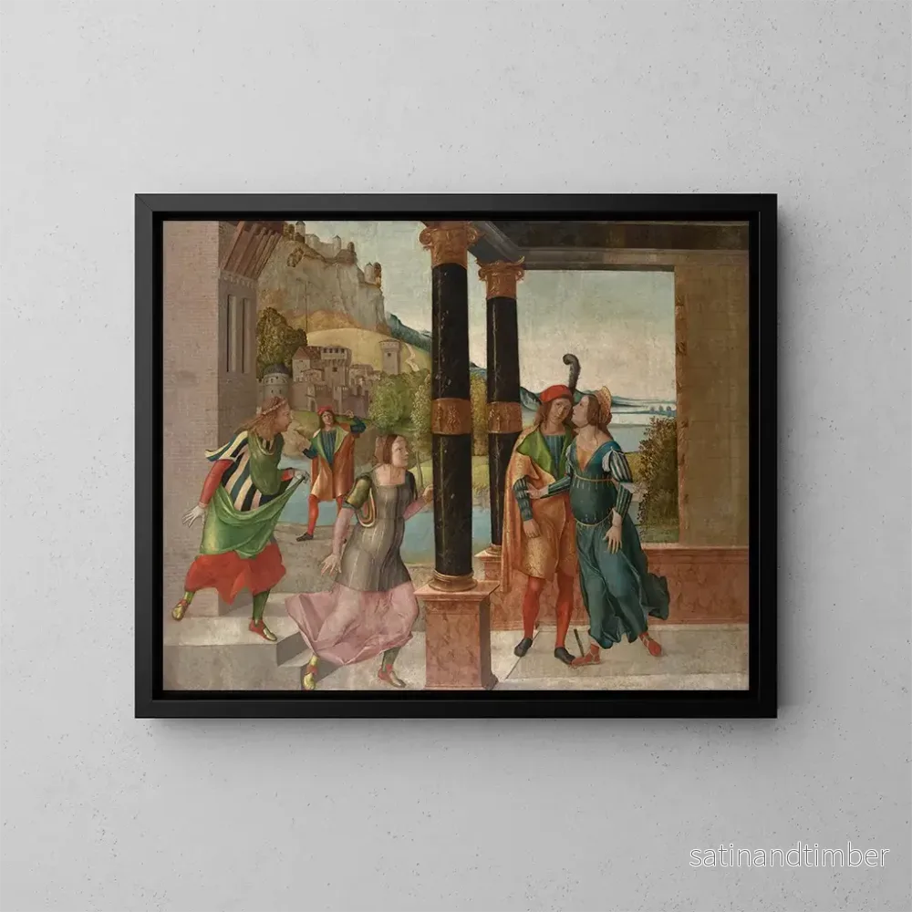 Reproduktion av målningen Brutus och Porcia - Bernardino Orsi da Collecchio